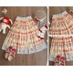 Miss Point Parfait Strawberry Tea Skirt(Reservation/3 Colours/Full Payment Without Shipping)